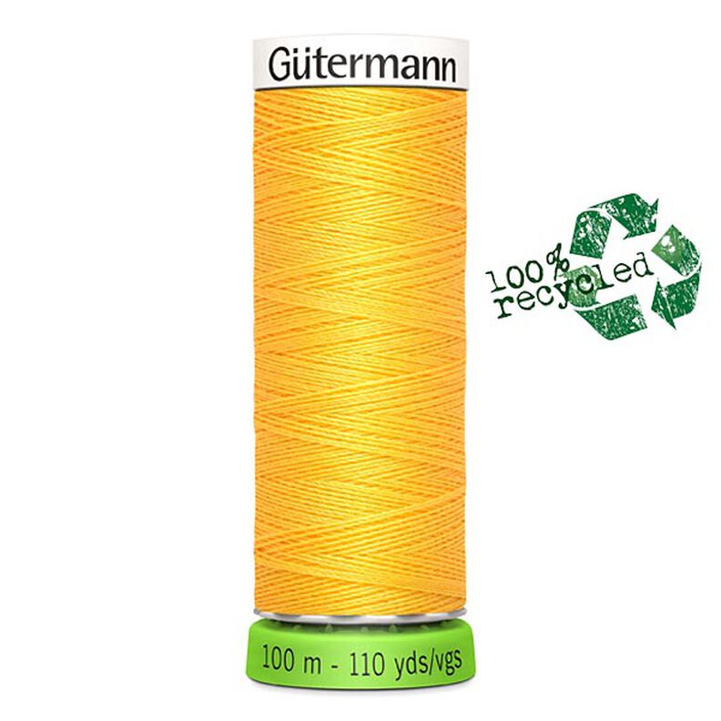 Nici uniwersalne rPET [417] | 100 m  | Gütermann – słoneczna żółć,  image number 1