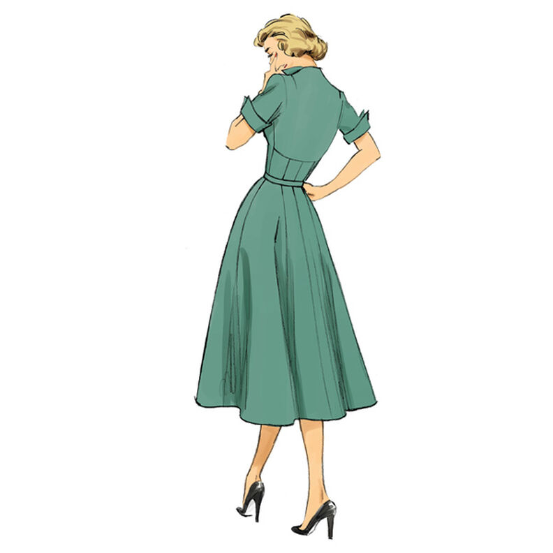 Sukienka 1952 vintage, Butterick 6018|40 - 48,  image number 6