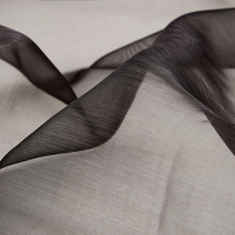 Organza – czerń | Resztka 50cm,  image number 3
