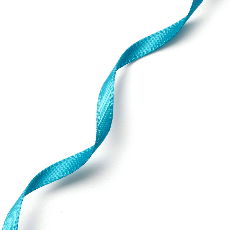 taśma satynowa [3 mm] – błękit morski,  image number 3