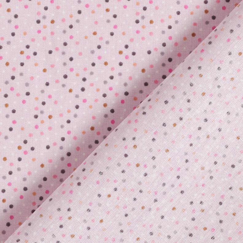 Popelina bawełniana kolorowe minikropki – pastelowy fiolet,  image number 4