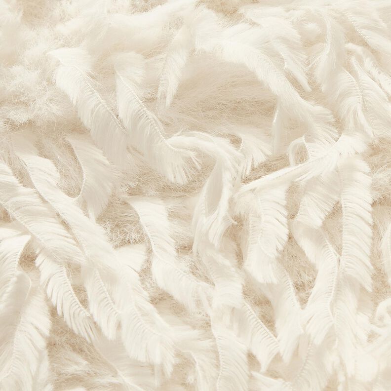 Sztuczne futerko pióra, jednokol | Katia Fabrics – biel, image number 7