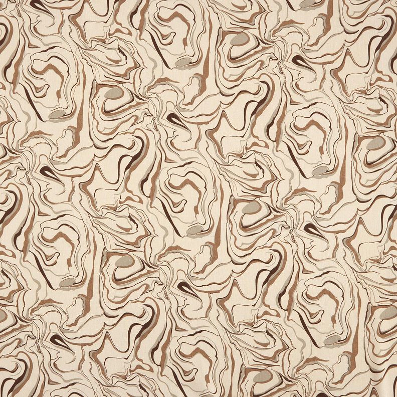 Mieszanka lnu marmur – migdałowy/mokka,  image number 1