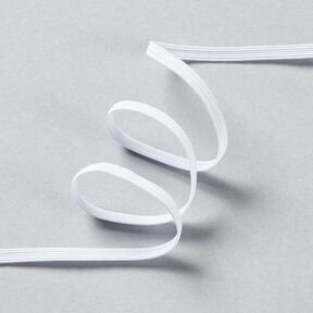 Taśma gumkowa [10 m | 5 mm] – biel, 