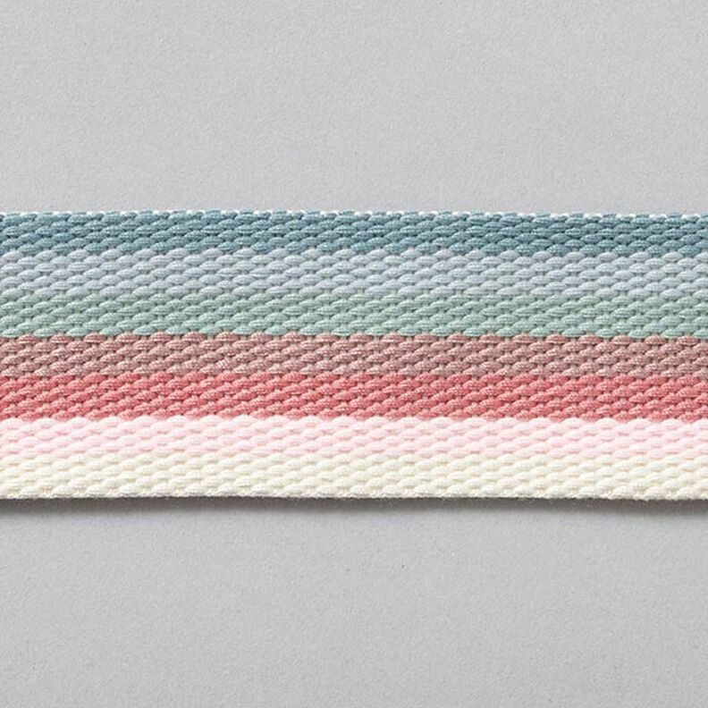 Kolorowa taśma gurtowa – tęcza [40mm],  image number 1