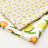 Tkanina dekoracyjna half panama, mini cytryny – żółć/naturalny,  thumbnail number 5