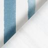 Tkanina dekoracyjna half panama w akwarelowe paski – biel/błękit,  thumbnail number 5