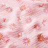 Muślin / Tkanina double crinkle deszcz kwiatów – różowy,  thumbnail number 2