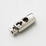 Stoper do sznurka metal [Przepust: 3 mm] – srebrny metaliczny,  thumbnail number 1