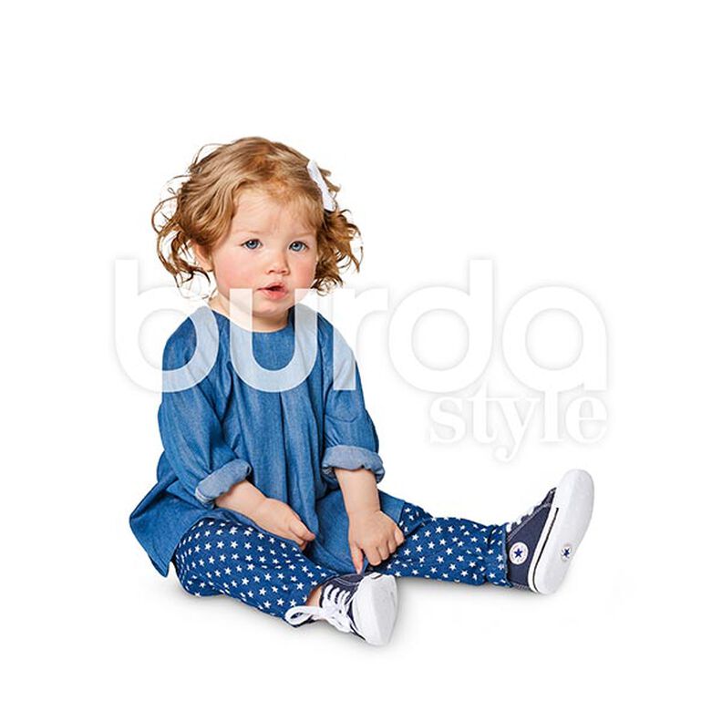 Sukienka niemowlęca | Bluzka | Spodnie, Burda 9348 | 68 - 98,  image number 6