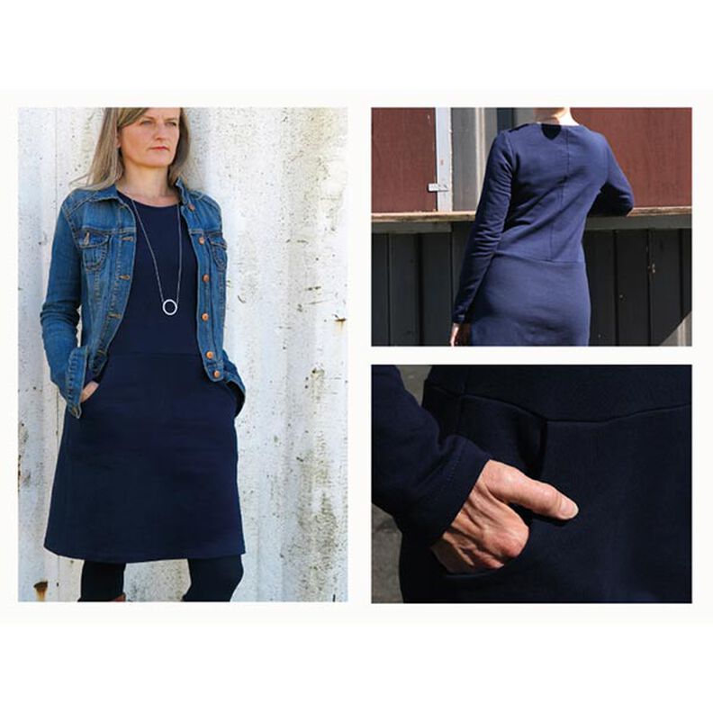FRAU FANNIE – uniwersalna sukienka dresowa, Studio Schnittreif | XS - XL, image number 2
