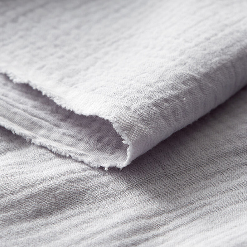 Muślin / Tkanina double crinkle – jasnoniebieski, image number 5