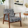 Tkanina tapicerska Żakard zebra – biel/czerń,  thumbnail number 7