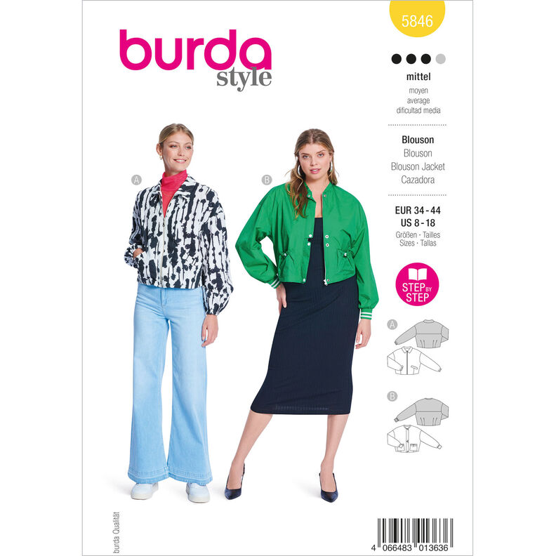 Bluza | Burda 5846 | 34-44,  image number 1