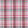 Muślin / Tkanina double crinkle Lureks kratka | Poppy Fabrics – różowy/złoty metaliczny,  thumbnail number 1