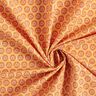 Tkanina bawełniana kreton Ornamenty na płytkach – pomarańcza,  thumbnail number 3