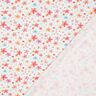 GOTS Dżersej bawełniany kolorowe kwiaty nadruk cyfrowy | Poppy Fabrics – biel/brzoskwinia,  thumbnail number 4