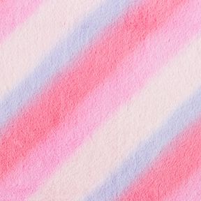 Sztuczne futerko ukośny gradient – róż/liliowy, 