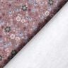 Dżersej bawełniany leśna łąka kwiatowa nadruk cyfrowy – ciemny brudny róż,  thumbnail number 4