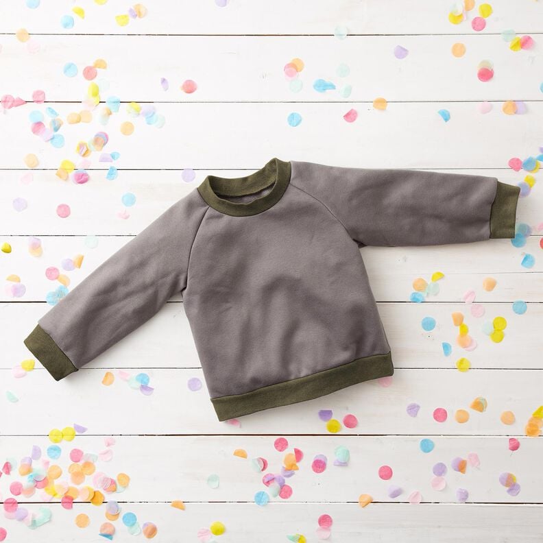 2x2 Dzianina ściągaczowa Jednokol – khaki,  image number 7