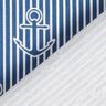 Tkanin dekoracyjna Half panama kotwice – niebieski oceaniczny/biel,  thumbnail number 4