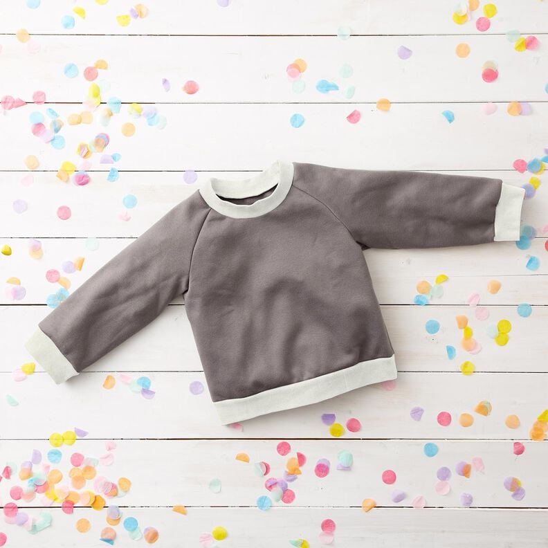 2x2 Dzianina ściągaczowa Jednokol – mleczna biel,  image number 7