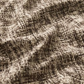 Tkanina tapicerska wytłaczany welur – ciemny brąz, 