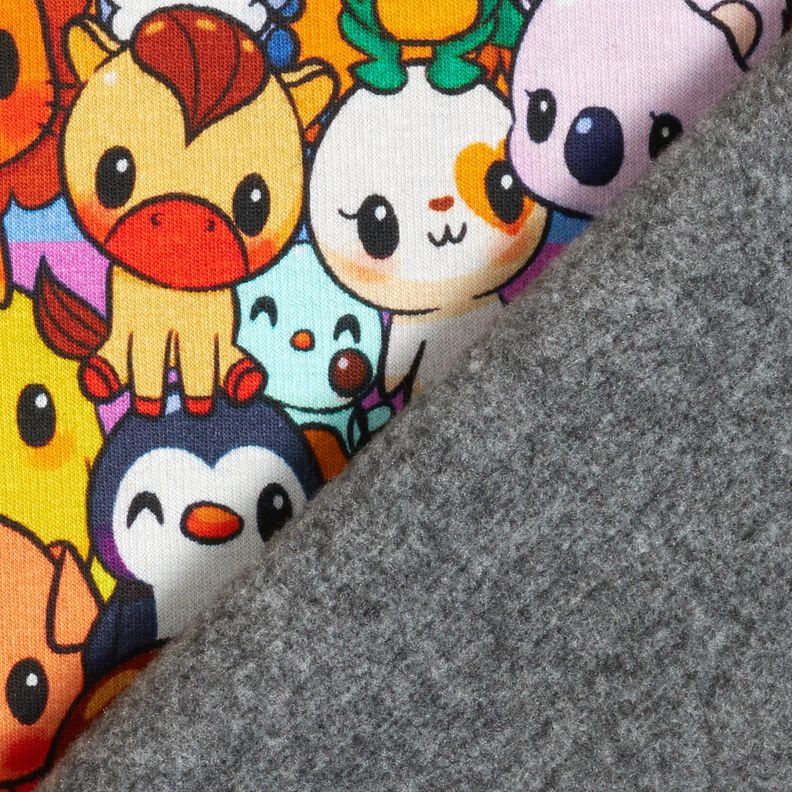 Polar alpejski urocza zwierzęca gromadka nadruk cyfrowy – cytrynowy,  image number 4