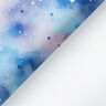 Tkanina na kurtki przeciwdeszczowe gwieździste niebo – akwarela nadruk cyfrowy – lodowy,  thumbnail number 5
