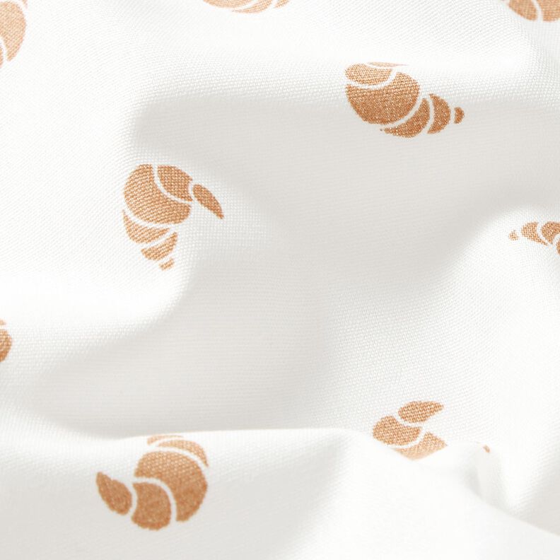 Popelina bawełniana croissant – kość słoniowa,  image number 2