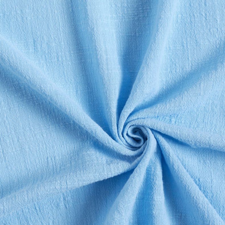 Tkanina bawełniana z efektem lnu – jasnoniebieski,  image number 1