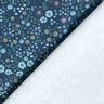 Dżersej bawełniany leśna łąka kwiatowa nadruk cyfrowy – ciemnogranatowy,  thumbnail number 4