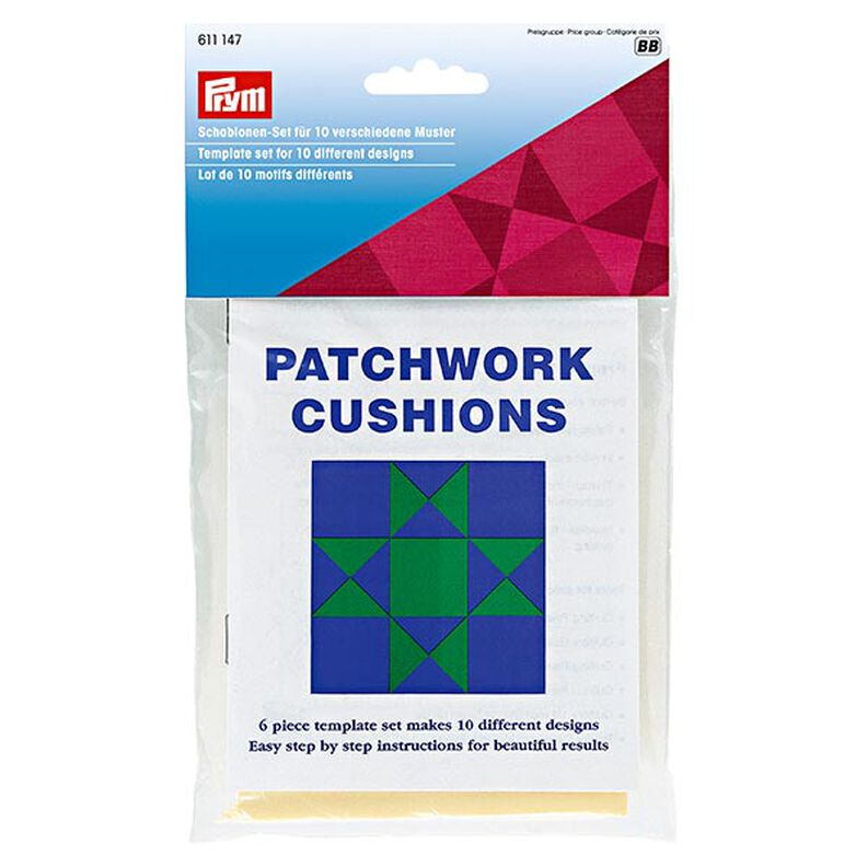 Zestaw szablonów do patchworku [ 6 sztuk ] | Prym,  image number 1