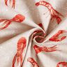 Tkanin dekoracyjna Panama homar – nerkowiec/ognista czerwień,  thumbnail number 3