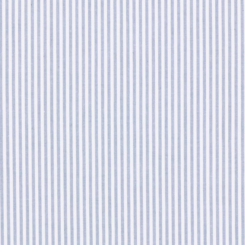 Popelina bawełniana Paski, z barwionej przędzy – dżins/biel,  image number 1