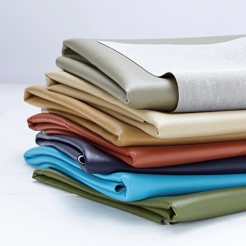 Imitacja skóry nappa – granat navy,  image number 5