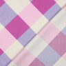 Satyna bawełniana Large Gingham | Nerida Hansen – pastelowy fiolet/mleczna biel,  thumbnail number 4