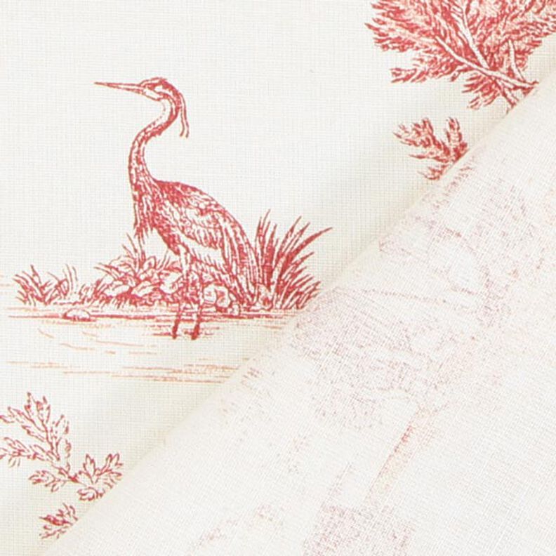 Tkanina bawełniana Mini Pastorale 280 cm – czerwień,  image number 3