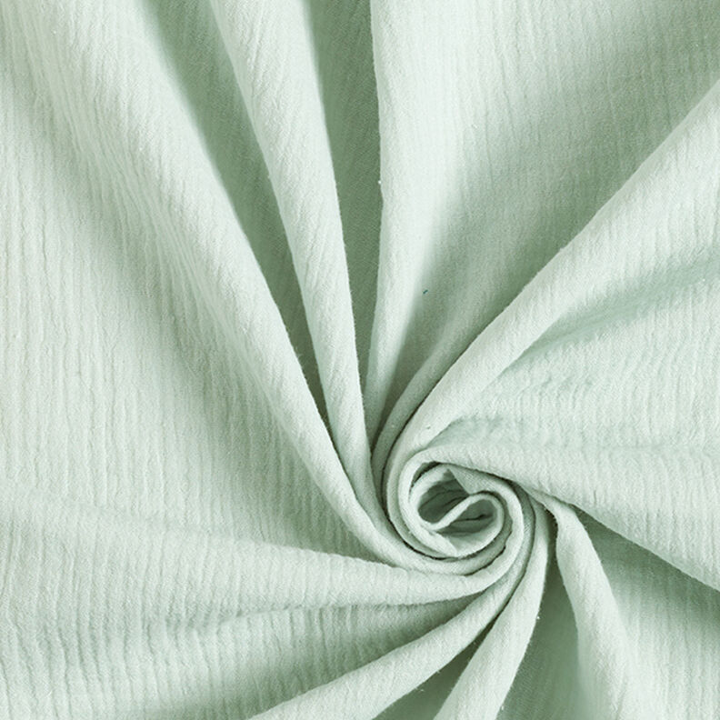 Muślin / Tkanina double crinkle – mięta, image number 1