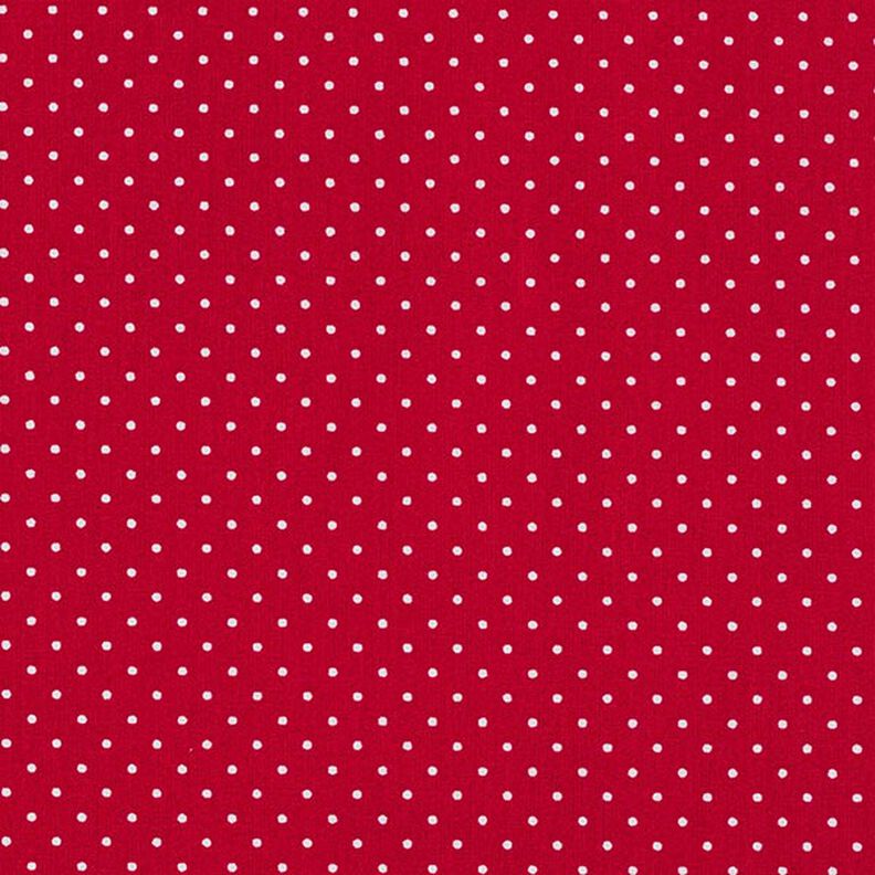 Bawełna powlekana małe kropki – czerwień,  image number 1