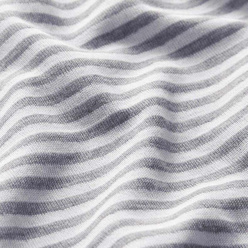 Dżersej dwustronny w paski, jednokol. – biel/szary, image number 2