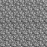 Tkanina bawełniana kreton Drobny wzór paisley – ciemnoszary,  thumbnail number 1