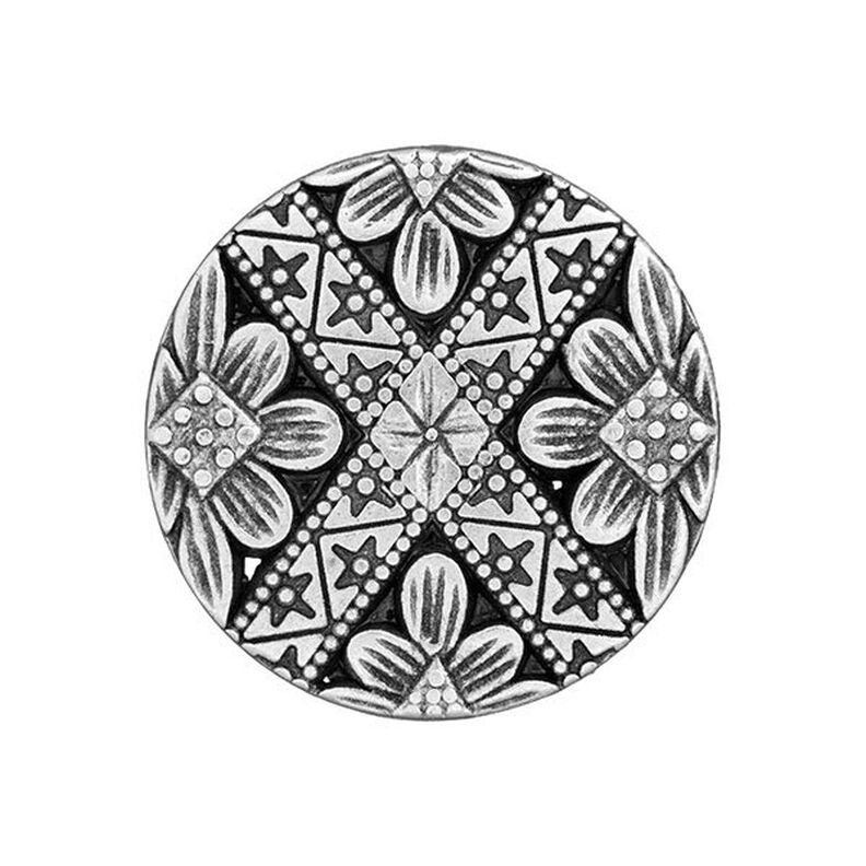 Guzik metalowy Stroje ludowe 1 – srebro metaliczny,  image number 1