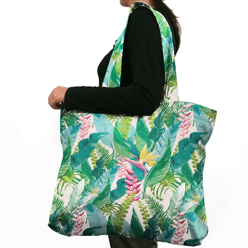 Tkanina outdoor Pł&oacute;tno &ndash; puszcza tropikalna &ndash; turkus,  image number 10