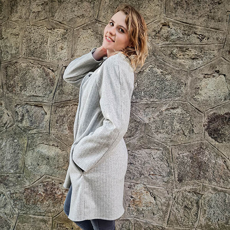 FRAU LINDA – krótki płaszcz z rękawami raglanowymi, Studio Schnittreif | XS - XXL,  image number 4