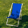 Tkanina dekoracyjna outdoor leżak Uni 44 cm – błękit królewski,  thumbnail number 4