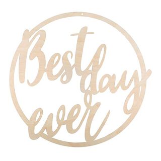 Wianek Best day ever | Rayher – naturalny, 