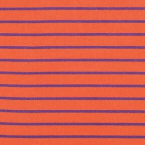 Dzianina frotte paski | Poppy Fabrics – pomarańcza/czerwona lilia, 