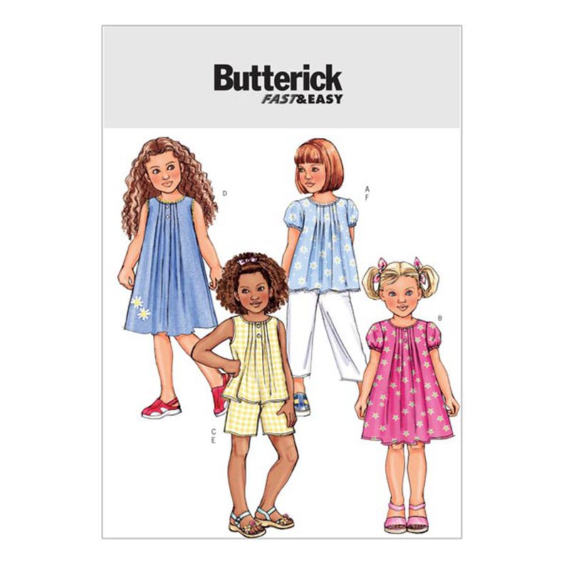 Sukienka dziecięca, Butterick 4176|92 - 104,  image number 1