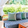 Tkanina outdoor Żakard wzór ikat – błękit,  thumbnail number 6